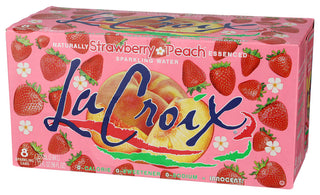 La Croix Water Sp Strwbr Pch 8pk - Right - Front