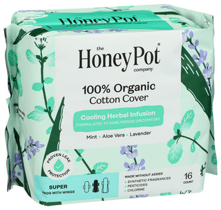The Honey Pot Pads Spr Tp Sheet Mnt Lv - Left - Front