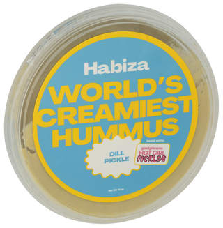 Habiza Hummus Dill Pickle - Left - Front