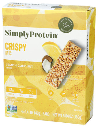 Simplyprotein Bar Snack Lemon Coco 4pk - Right - Front