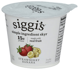 Siggis Yogurt Lf Strwbry Banana - Right - Front