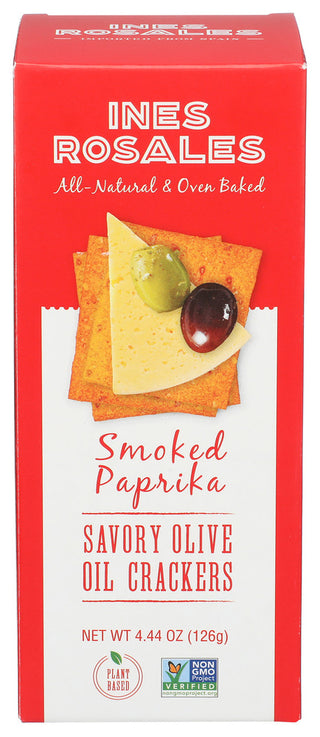 Ines Rosales Crackers Smoked Paprika Savory - Centre - Front