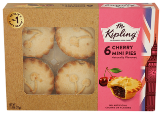 Mr Kipling Pies Cherry Mini 6pc - Centre - Front