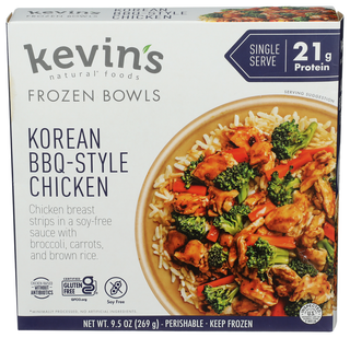 Kevins Natural Foods Bowl Chicken Korean Bbq - Centre - Front