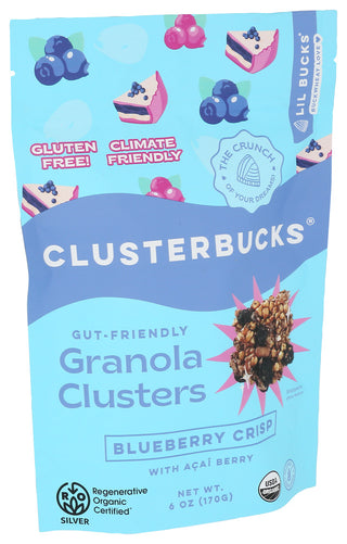 Lil Bucks Granola Clstrs Bbry Crsp - Left - Front