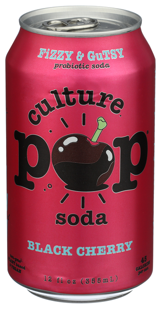 Culture Pop Soda Prob Black Cherry - Centre - Front