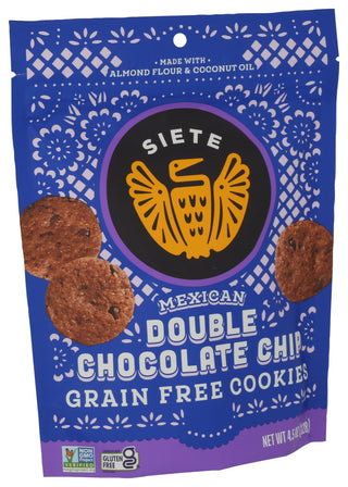Siete Cookie Mex Dbl Choc Chp - Left - Front