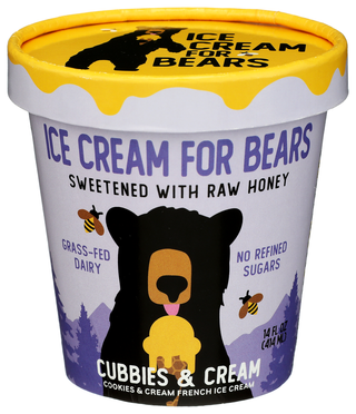 Ice Cream For Bears Ice Cream Cookies Cream - Centre - Front