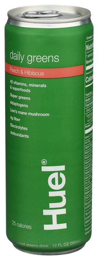 Huel Inc Greens Peach Hibscs Rtd - Right - Front
