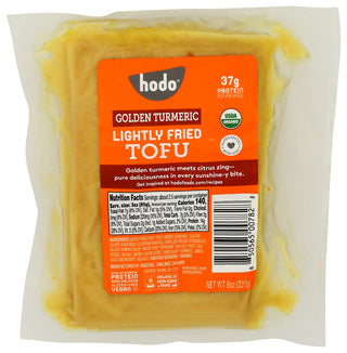 Hodo Tofu Fried Goldn Turmric - Centre - Front
