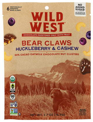Wild West Nuts Hcklbrry Cshew Bear - No Plunge - Front