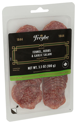 Freybe Salami Fnnl Hrbs N Grlc - Left - Front