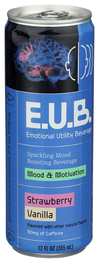 Emotional Utility Beverage Beverage Strwbrry Vanlla - Left - Front