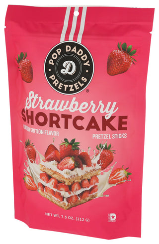 Pop Daddy Popcorn & Pretzels Pretzels Strwbry Shrtck - Right - Front