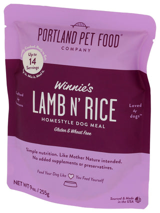Portland Pet Food Company Dog Food Lamb And Rice - Right - Front