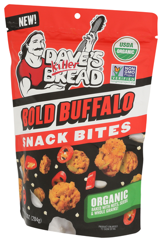 Daves Killer Bread Bites Buffalo Baked - Right - Front