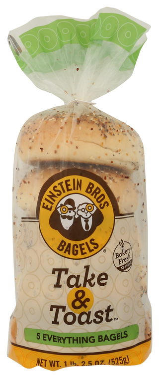 Einstein Noah Resturant Group Inc Bagel Evrythng Tk N Tst - No Plunge - Front