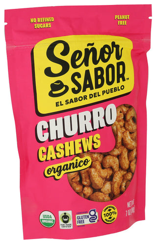 Senor Sabor Llc Cashews Churro Org - Left - Front