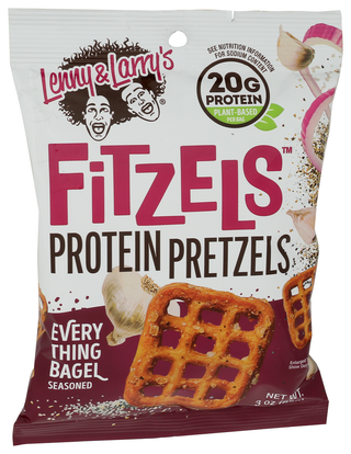 Lenny & Larrys Pretzel Everything Bagel - Left - Front