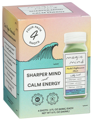 Magic Mind Shot Mental Perfrmnc 4pk - Left - Front