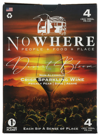 Nowhere Na Wine Desert Bloom 4pk - No Plunge - Front