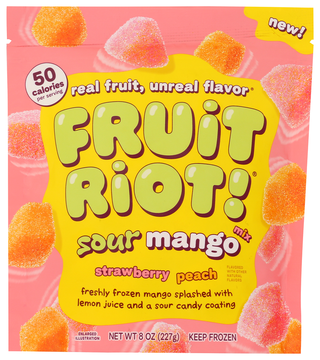Fruit Riot Candy Sour Mango Mix - No Plunge - Front