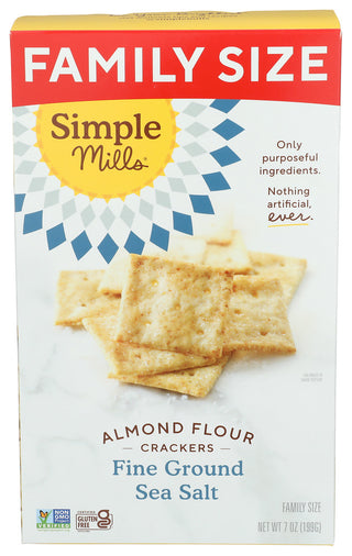Simple Mills Crackers Almond Flour Ss - Centre - Front
