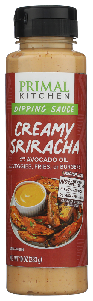 Primal Kitchen Sauce Dipn Crmy Sriracha - No Plunge - Front