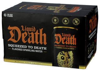 Liquid Death Water Sp Sqzd To Dth 6pk - Right - Front