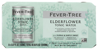 Fever Tree Water Tonic Elderflower - No Plunge - Front