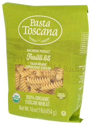 Pasta Toscana Pasta Fusilli Organic - Right - Front