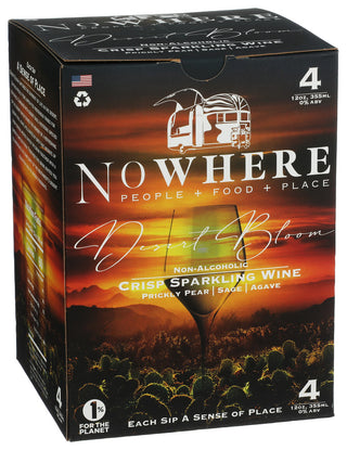 Nowhere Na Wine Desert Bloom 4pk - Left - Front