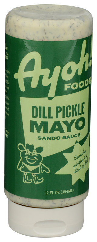 Ayoh Foods Sauce Sando Dill Pickle - Left - Front