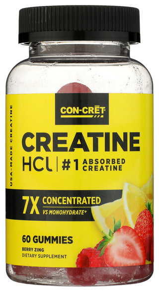 Con Cret Creatine Hci Gummy - No Plunge - Front