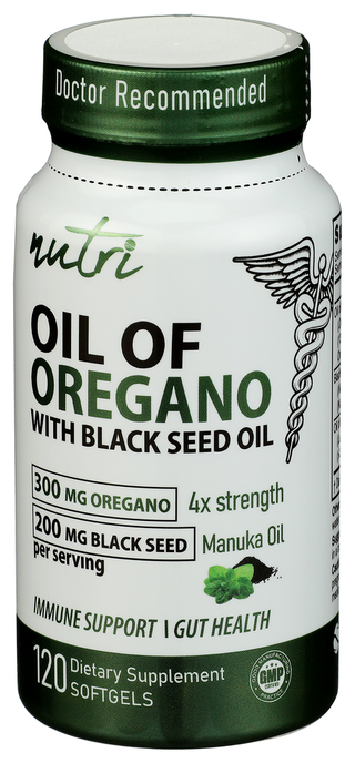 Nutri Oil Of Oregano Blck Seed - Right - Front