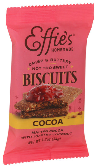 Effies Homemade Biscuit Cocoa Sngl Srv - Left - Front