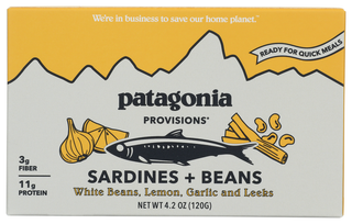 Patagonia Provisions Sardines & Beans Wht Bns - No Plunge - Front