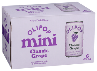 Olipop Soda Prb Cl Grp Mini 6pk - Left - Front