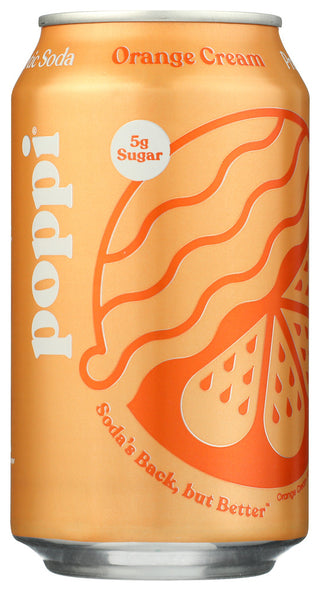 Poppi Soda Prebtc Orange Cream - No Plunge - Front