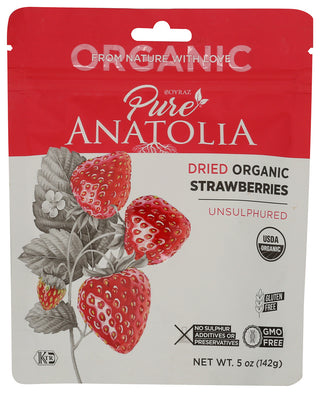Pure Anatolia Strawberry Dried Org - No Plunge - Front