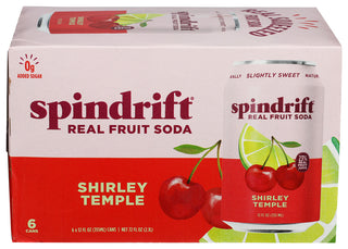 Spindrift Soda Shirley Temple 6pk - Centre - Front