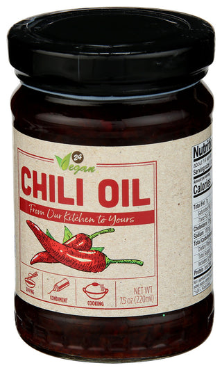 24vegan Oil Chili - Right - Front