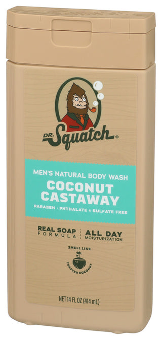 Dr Squatch Wash Body Coconut Castwy - Right - Front