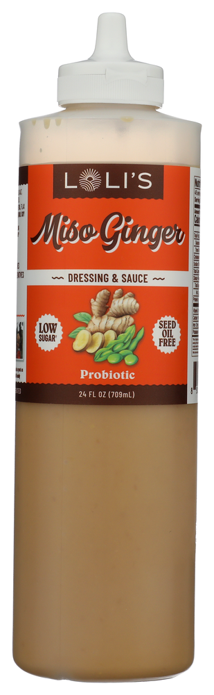 Lolis Foods Dressing Miso Ginger Avo - No Plunge - Front