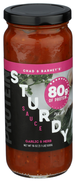 Sturdy Sauce Sauce Garlic Herb - Left - Front