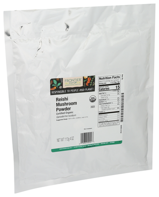 Frontier Bulk Mshroom Pwdr Reishi Org - Left - Front