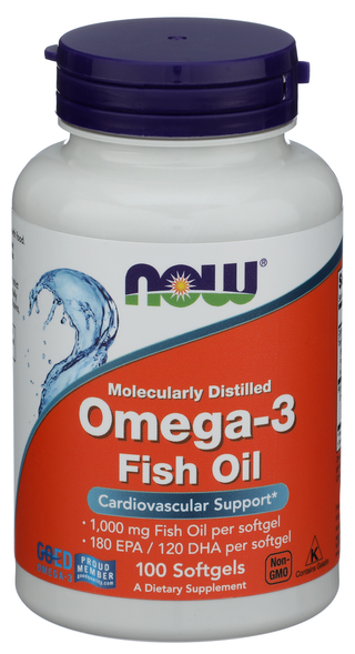 Now Omega 3 Fish Oil - Centre - Front