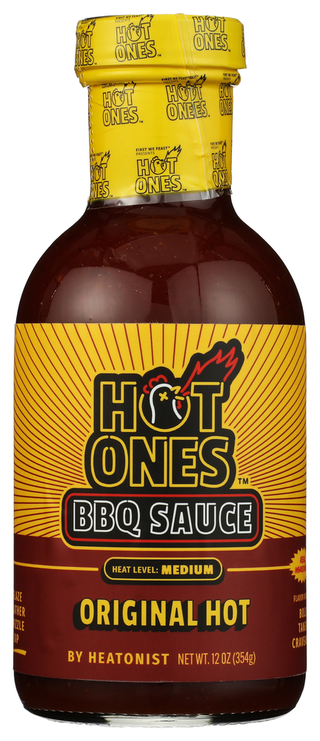 Hot Ones Sauce Bbq Orig - No Plunge - Front