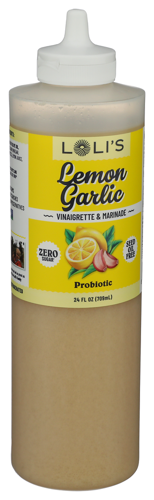Lolis Foods Dressing Lemon Garlc Avo - Left - Front