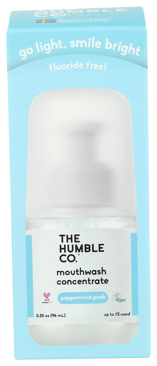 The Humble Co Mouthwash Peppermnt Cnrt - Centre - Front